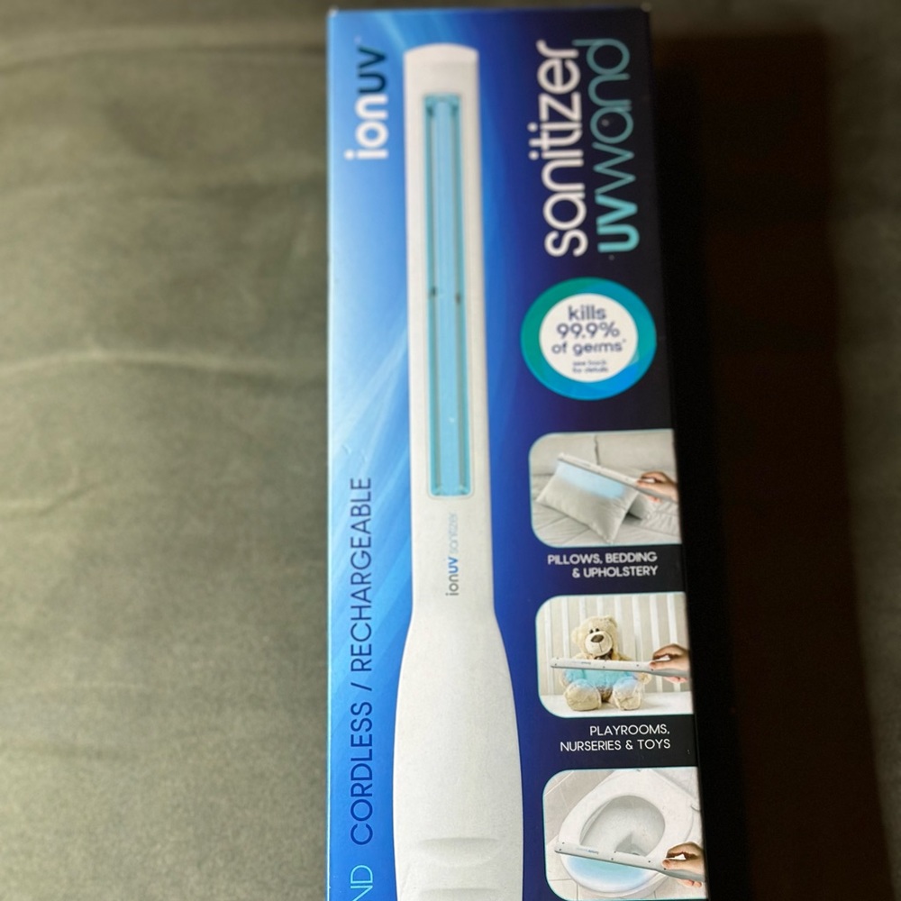 ionuv sanitizer uvwand - kills 99.9% of germs